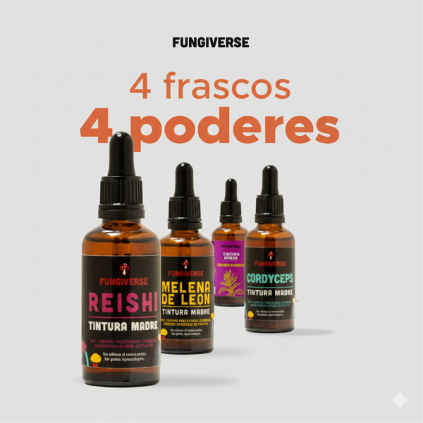 4 FRASCOS 4 PODERES