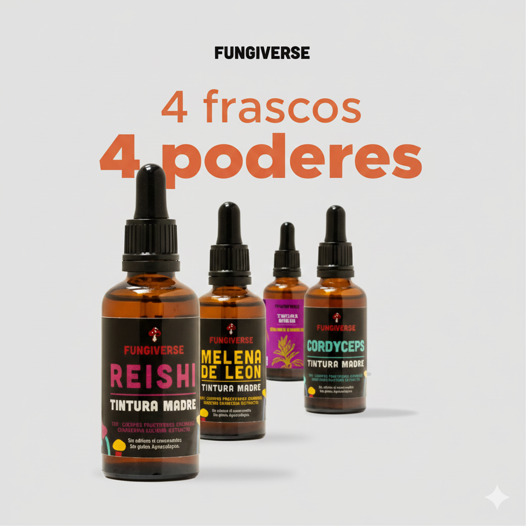 4 FRASCOS 4 PODERES