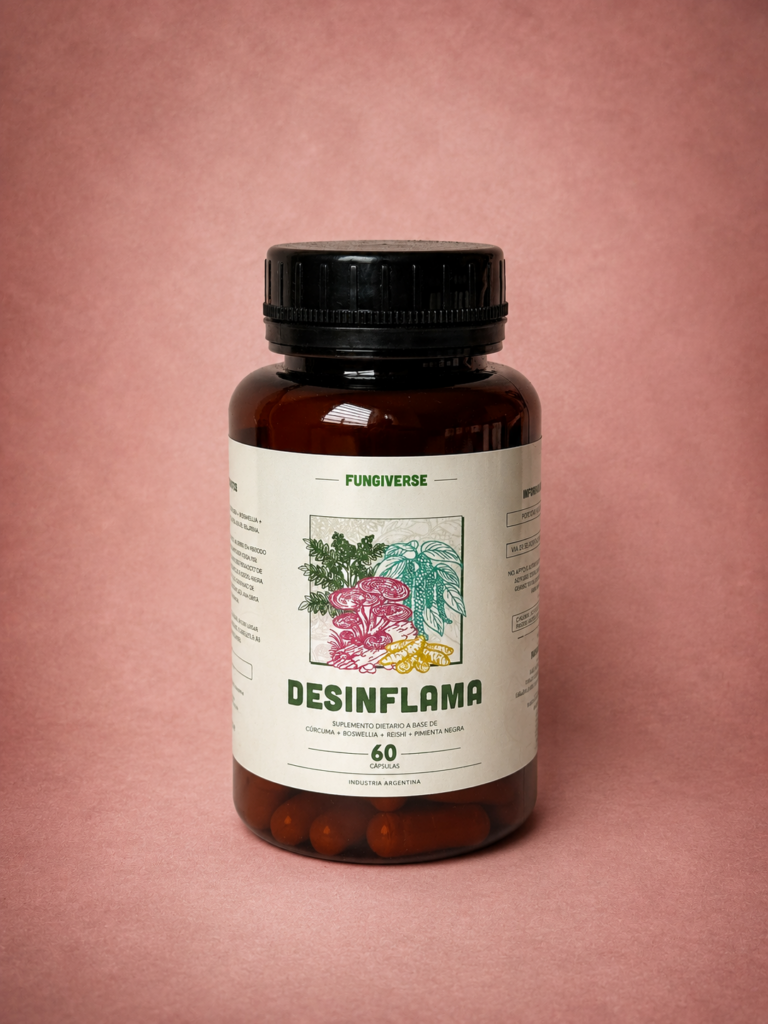 Fungiverse Desinflama Cápsulas x60